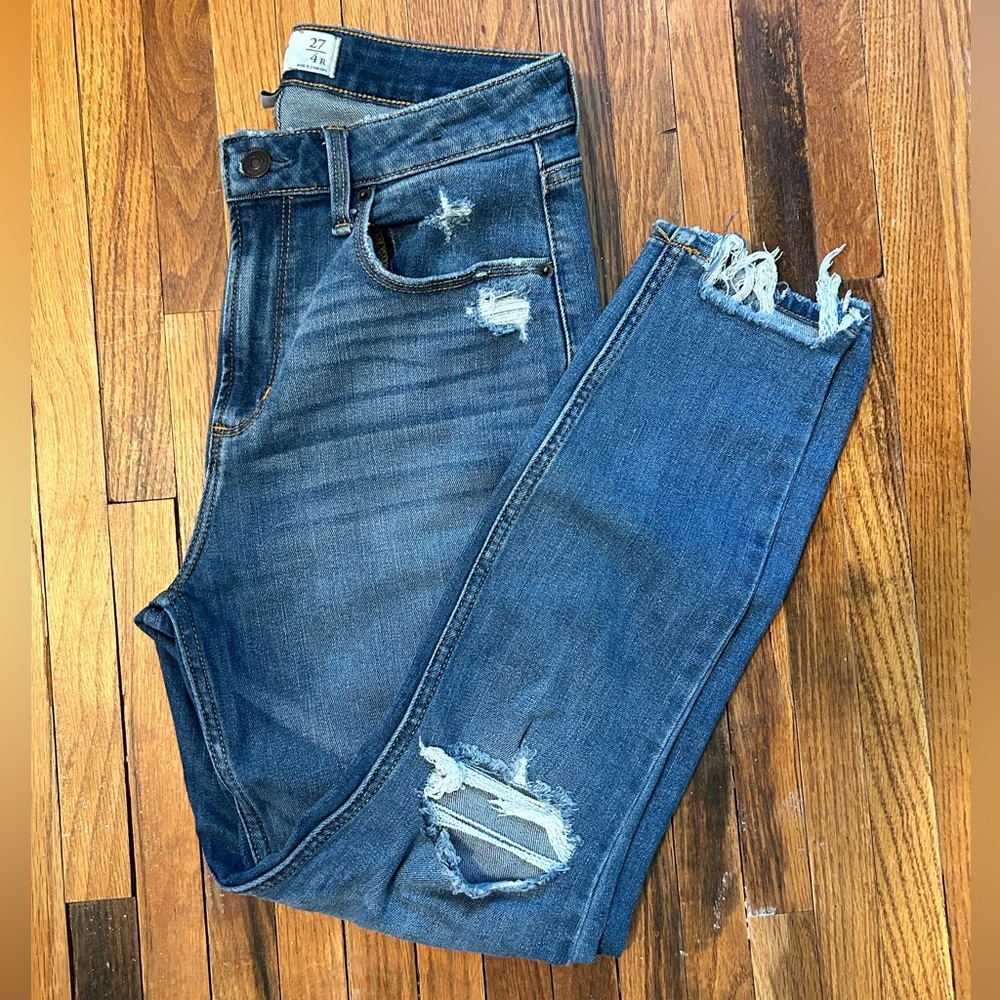 Abercrombie Distressed Skinny Jeans